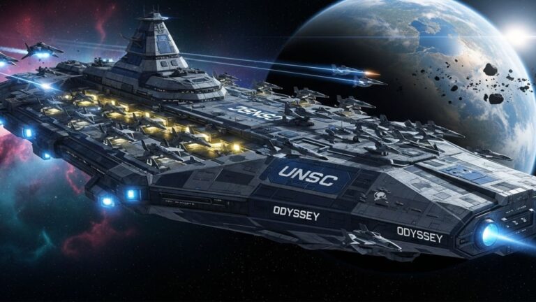 Space Force Orbital Warship Carrier