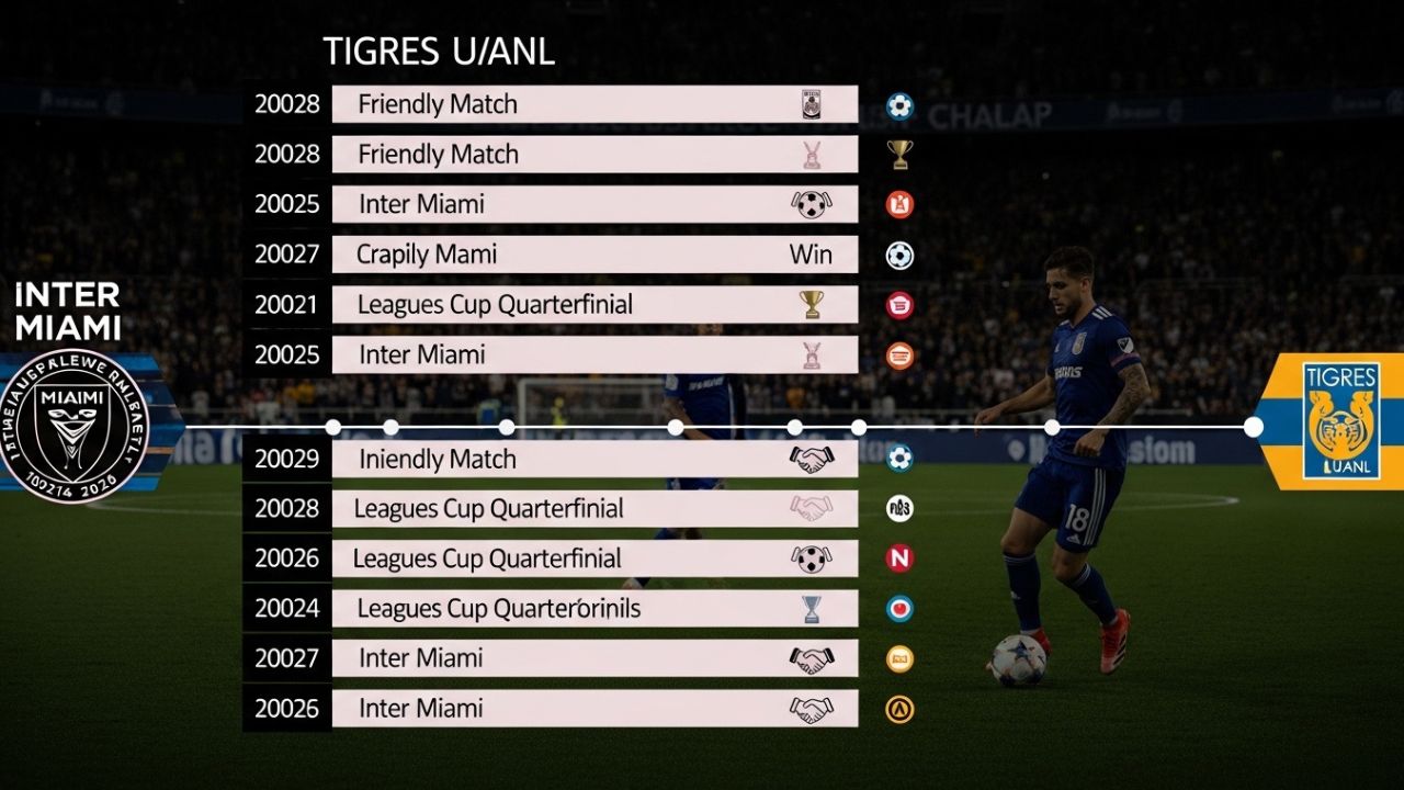 Inter Miami vs Tigres UANL Timeline