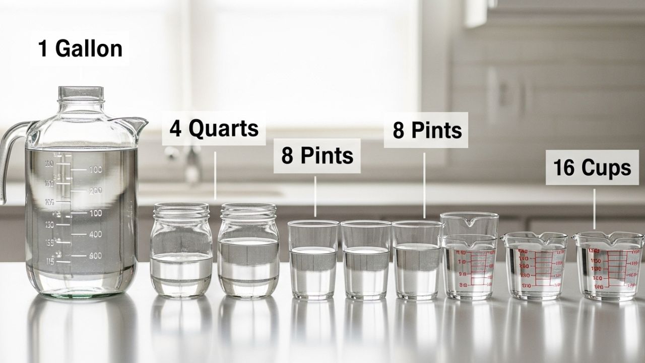 How Many Cups in a Gallon