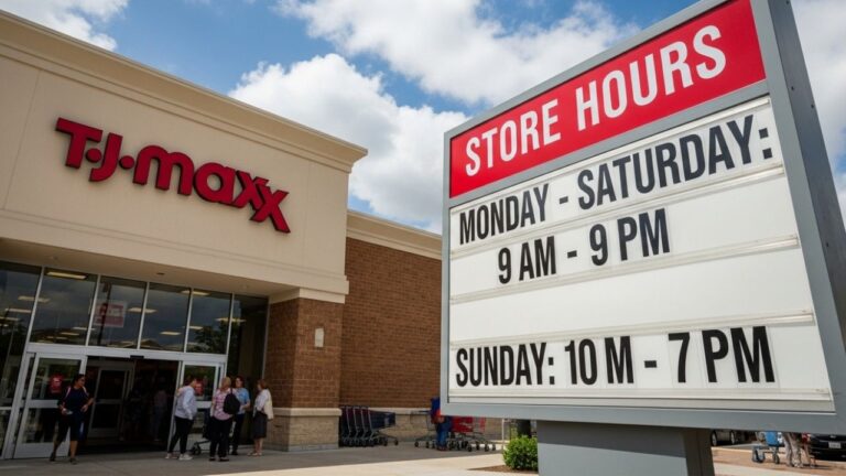 tjmaxx hours