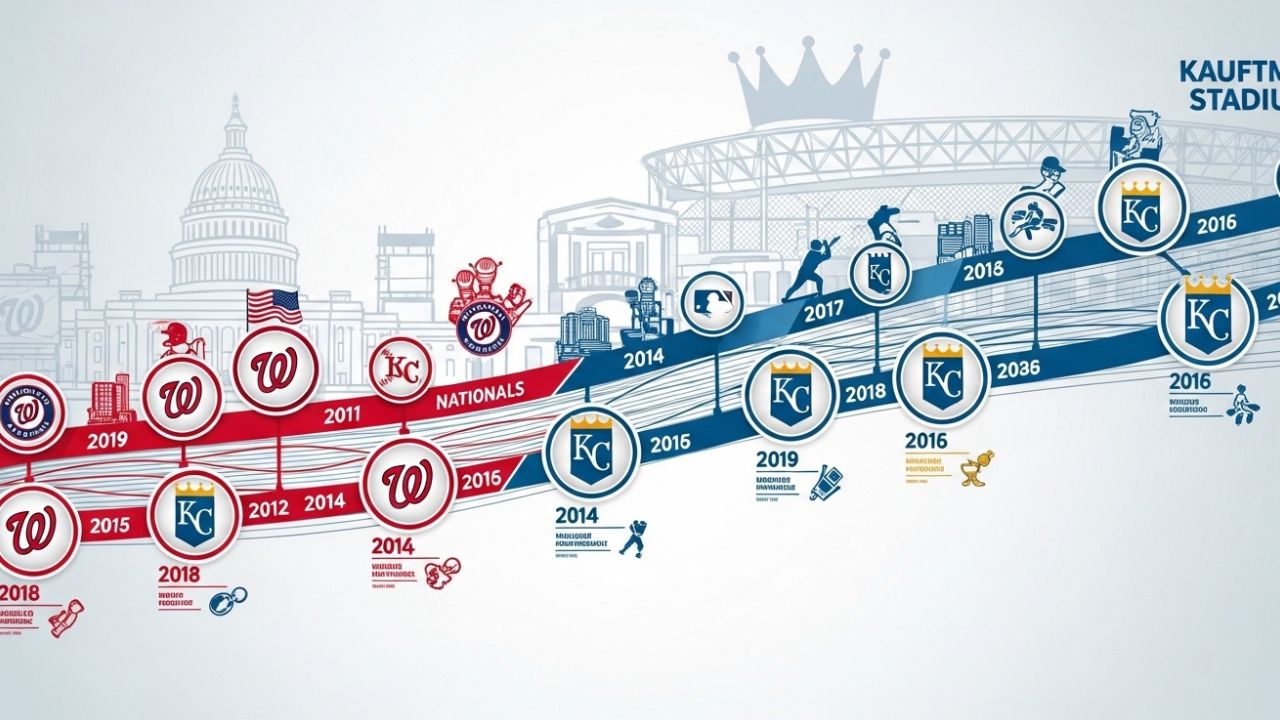 washington nationals vs kansas city royals timeline