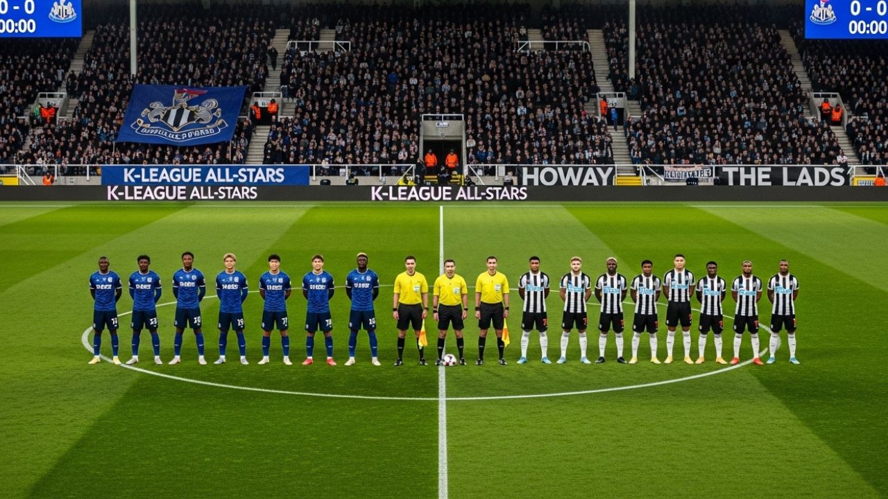 k-league xi vs newcastle united f.c. lineups