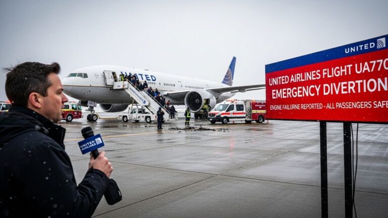 United Airlines Flight UA770 emergency