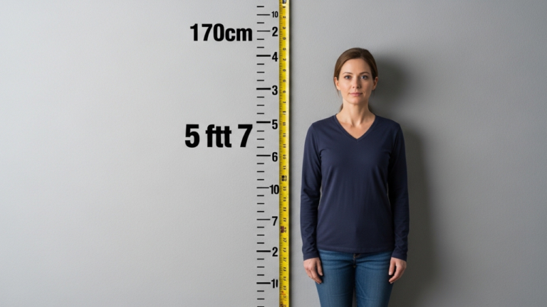 170cm in feet