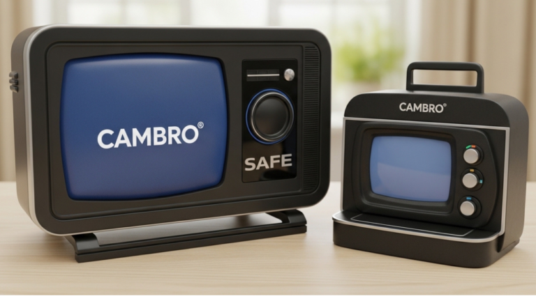 is cambro tv safe