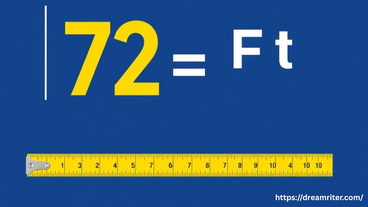 72 inches in feet