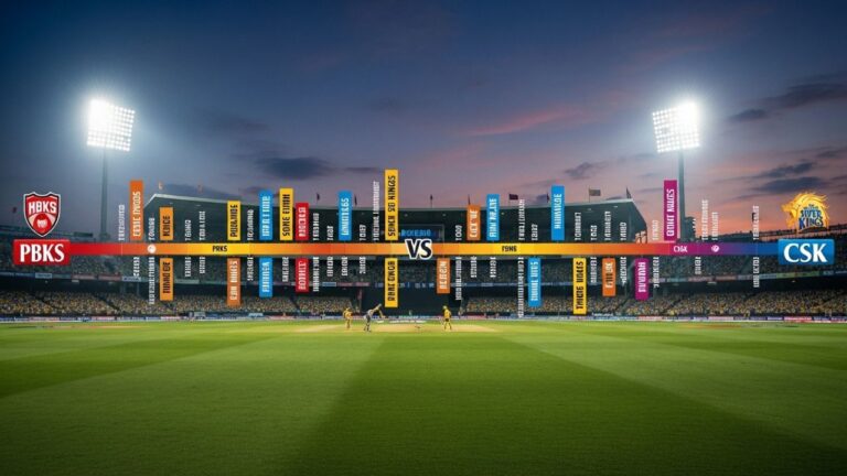 punjab kings vs chennai super kings timeline