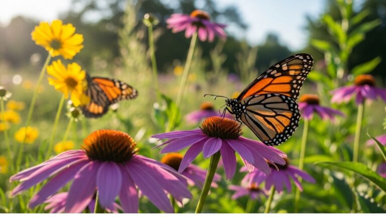 monarch butterfly flowers