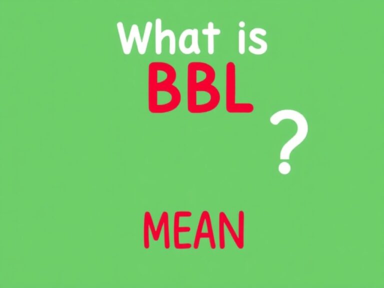 what is bbl smell mean